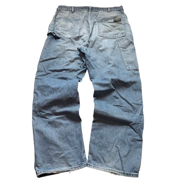 Vintage 70’s OshKosh B’gosh Union Made Sanforized Carpenter Jeans - Picture 3 of 12